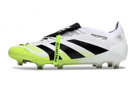 Бутсы Predator Elite Fold-Over Tongue Firm Ground white green