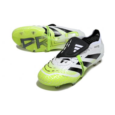 Бутсы Predator Elite Fold-Over Tongue FG White Green