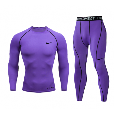 Термокофта Nike Pro Сombat фиолет