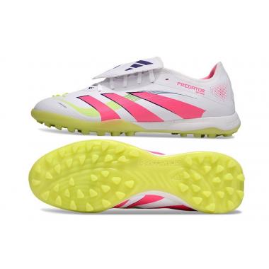 Сороконожки Predator League TF white pink 