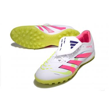 Сороконожки Predator League TF white pink 