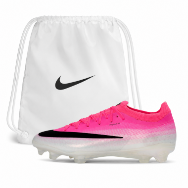 Футбольные бутсы Mercurial Vapor XVII White/Pink с мешочком