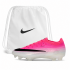 Футбольные бутсы Mercurial Vapor XVII White/Pink с мешочком