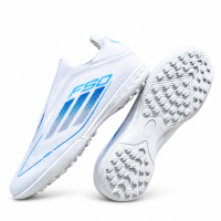 Детские сороконожки F50 laceless white blue