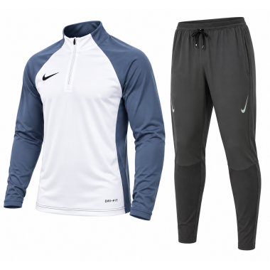 Мужской футбольный костюм Dri-Fit White Blue