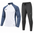 Мужской футбольный костюм Dri-Fit White Blue