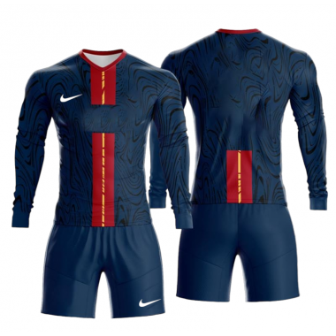 Форма футбольная Dri-FIT long sleeve custom Barcelona