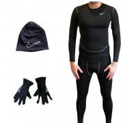 Комплект термобелья DRIFIT + шапка + перчатки 
