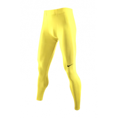 Компрессионные термоштаны Compression Pro Dri-Fit желтые 