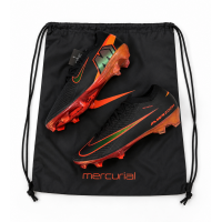 Бутсы Air Zoom Mercurial Vapor 16 Elite XXV FG Black Orange с мешком