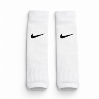 Футбольные гетры обрезки Dri Fit белые 