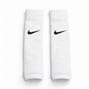 Футбольные гетры обрезки Dri Fit белые 