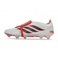 Бутсы Predator Elite Tongue FG white red
