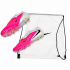 Футбольные бутсы Phantom 6 Low Elite FG Hyper Pink/White с мешочком