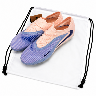 Футбольные бутсы Phantom 6 Low Elite FG Blue/Pink с мешочком