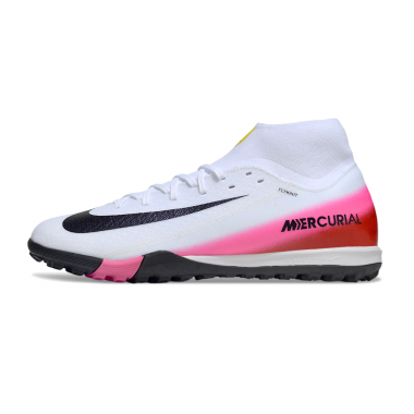 Сороконожки Air Zoom Mercurial Superfly X White Pink TF