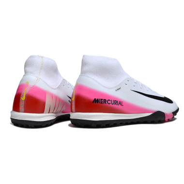 Сороконожки Air Zoom Mercurial Superfly X White Pink TF