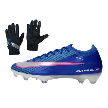 Футбольные бутсы Nike Air Zoom Mercurial Vapor XVI FG Racer Blue/White + перчатки в подарок