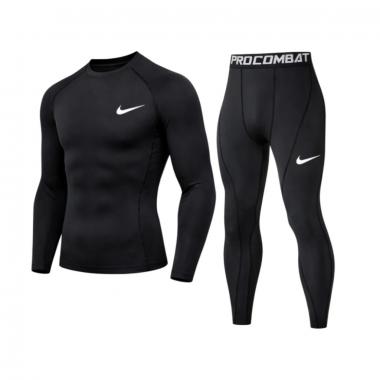 Термокомплект Nike Pro Combat черный
