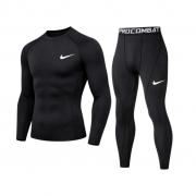 Термокомплект Nike Pro Combat черный