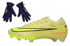 Футбольные бутсы Air Zoom Mercurial Vapor XVI FG lime volt + перчатки в подарок